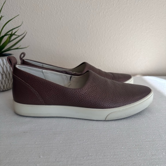 ECCO Bronze Leather Slip On Comfort Loafers Women’s EU38 US7 - Picture 5 of 13